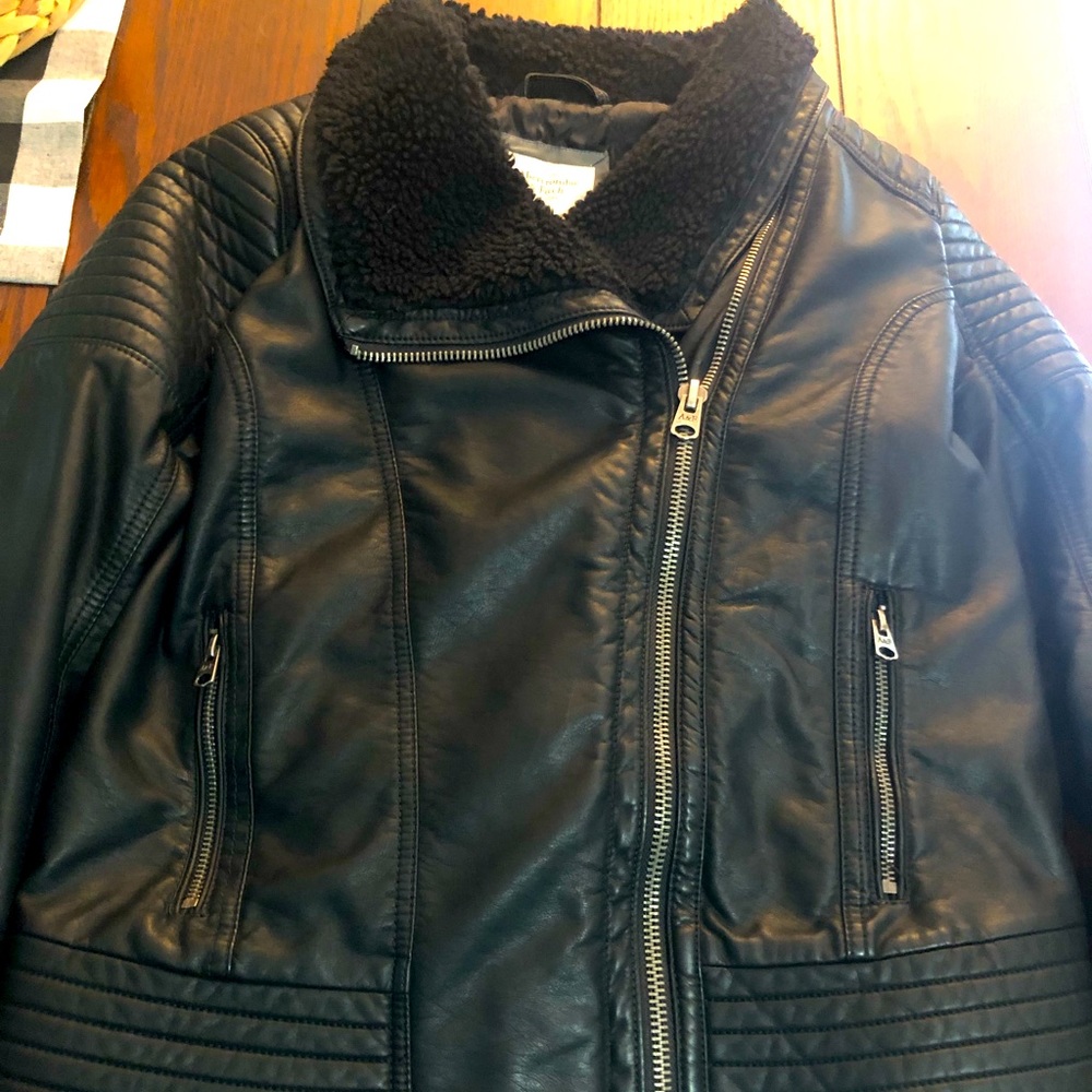 Abercrombie Leather Jacket